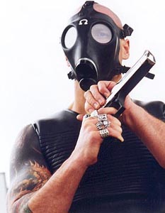 Sintax with his Silver Desert Eagle .50 Cal Magnum Pistol